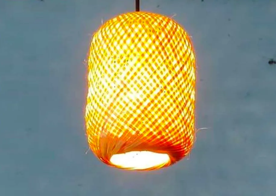Pineapple shaped lampshade