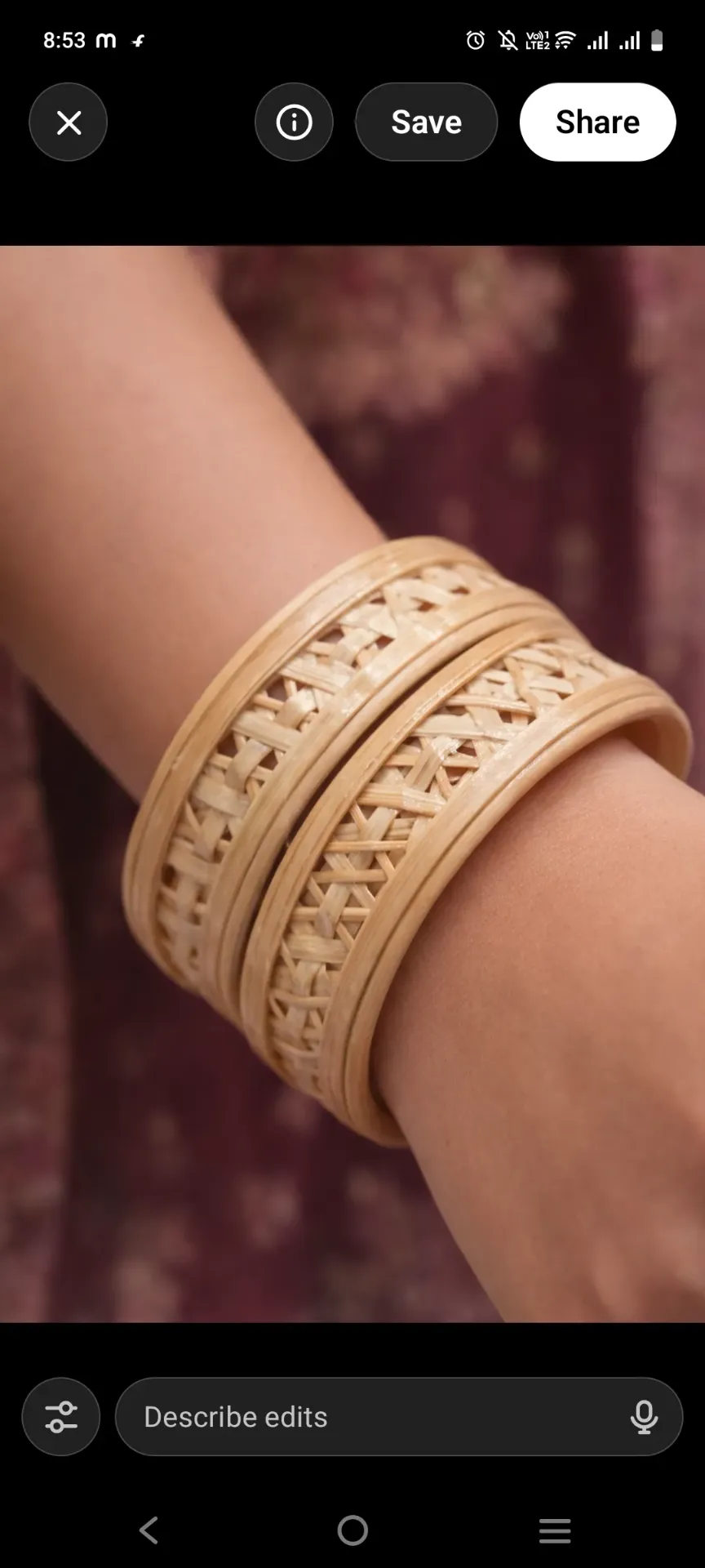 Bamboo Aura bangles